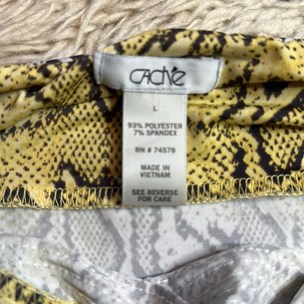 Cache Sequin Halter Top L - image 6